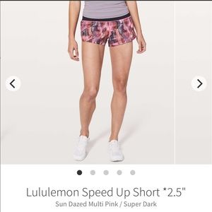 Lululemon Speed Up Short 2.5”